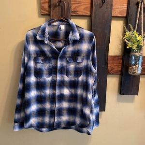 Divided H&M Flannel Button Down Shirt